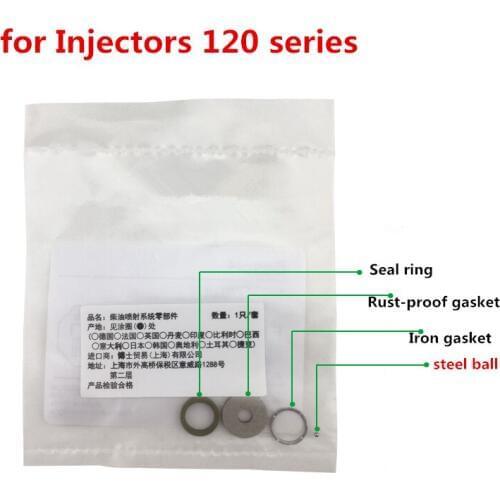Free shipping and good price! 10pcs common rail injector repair kit F00VC99002 with 1.34mm steel ball for injector repair kit