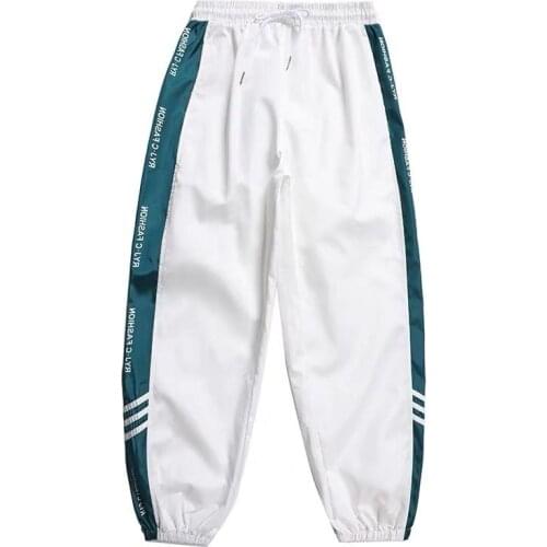 Hip Hop Pants for Children Womens Casual Capri Beam Feet Students Loose Slimming Ins Sports Pants Drawstring Sweatpants