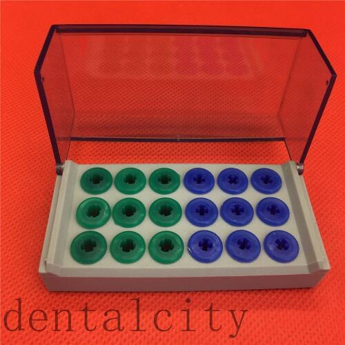 Dental Plastic holder case block for High speed burs for implant drill autoclave dental material