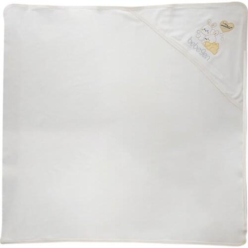 Bebegen Embroidered Piping Yellow Baby Blanket BG4663