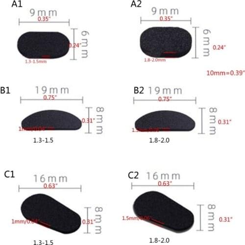 40Pcs Soft Foam Nose Pad Self Adhesive Anti-Slip Eyeglass Sunglasses Nose Pads Q1FA