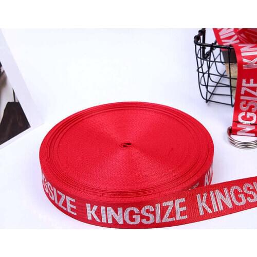 DoreenBeads Pop Jacquard English Letter Ribbon Lace Polyester Webbing Home Textile Garment Sewing 4Styles About 0.9m long, 1PC