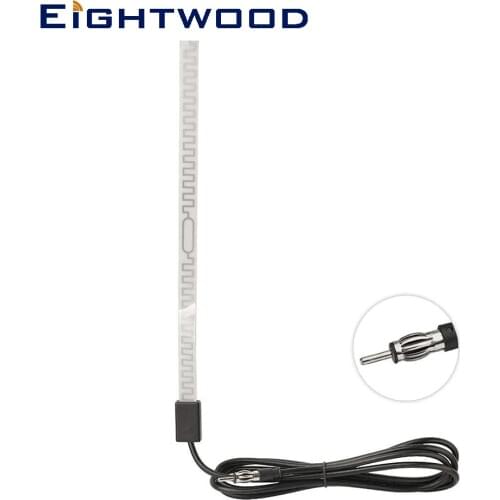 Eightwood Car Hidden AM FM Radio Antenna Windshield Window Adhesive Mount-Vehicle Stereo Audio Radio Head Unit CD Media Receiver