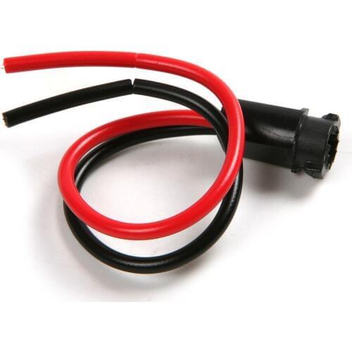 Hot Sale 1/2pcs Soft Rubber Cable 130mm Car T5 Instrument Bulb Holder Car Headlights Adapter Suitable for All Car T5 LED Bulbs