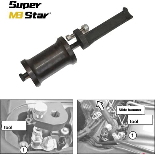 Petrol Fuel Injector Remover Extractor with Slide Hammer for BMW N53 N54 Automotive Engine Timing Tools