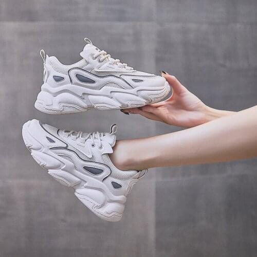 Moipheng Women Platform Sneakers Famale Casual Daddy Shoes Classic Style Ladies Trainers Footwears Fashion Design Womens Shoes