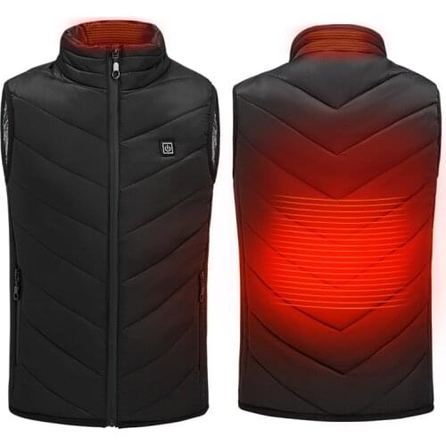 USB Charging Childrens Heated Vest For Primary School Student Winter Jacket Keep Warm Ski Outdoor Wear Fashion 3 Colors