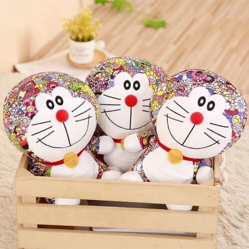 25cm Hot Cute Anime Doraemon Plush Toys Stand By Me Soft Stuffed Lovely Cats Dolls Baby Pillow for Kids Children Birthday Gifts