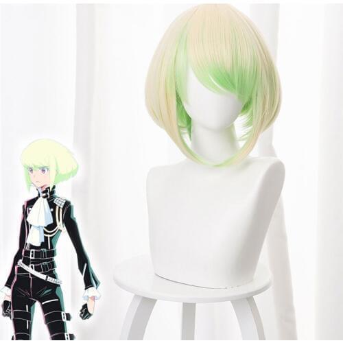Lio Fotia Wig Anime PROMARE Mad Burnish Cosplay Wig Green Synthetic Heat Resistant Women Hair Lio Fotia Cosplay