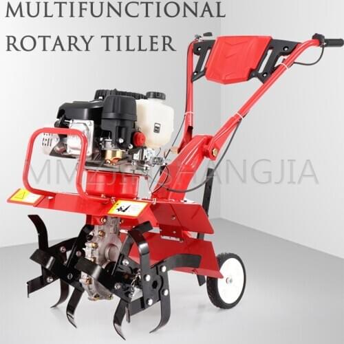 Multifunctional Small Soil Ripper Micro Tiller Ditching And Weeding Rotary Tiller Agricultural Vegetable Field Cultivating Tool