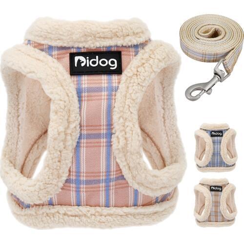 Soft Dog Cat Harness Vest No Pull Padded Pet Chihuahua Puppy Harness Leash Set Adjustable For Small Medium Dogs French Bulldog