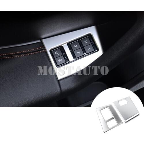 For Jaguar F-Pace X761 Inner Seat Memory Button Panel Cover Trim 2016-2019 2pcs Car Accessories Interior Car Decor Car Trim
