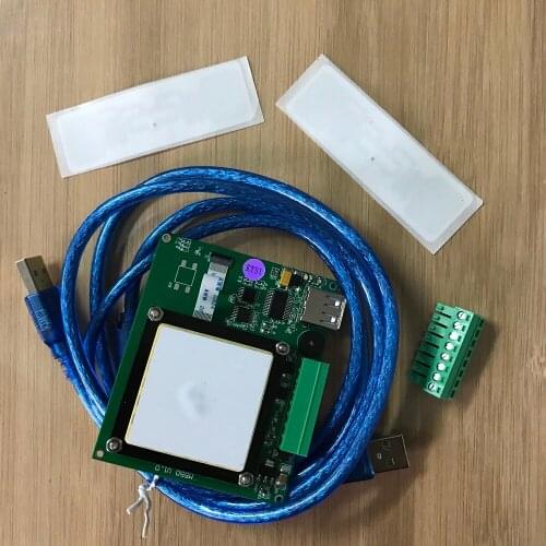 PR9200 Desktop USB UHF RFID Reader writer 5cm-3m long range antenna uhf RFID module with free SDK tag