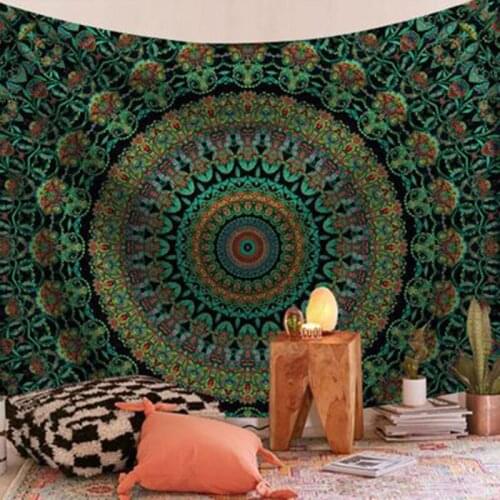 Mandala Series Printing Tapestry Wall Hanging Carpet Bedroom Rug Beach Towel Yoga Mat Blanket Tablecloth Home Decor