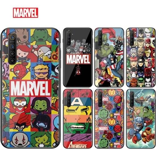 Marvel Anime Superhero For OPPO A93 A92 A73 A53S A52 A32 A31 A12E A1K F17 F15 Reno5 5k Find X2 X3 Pro Lite Phone Case