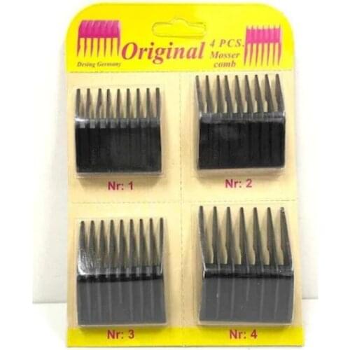 Hair trimmer 4 pcs razor comb set attachment barber replacement tool set kit Moser 1400 fast shipping turkey hair machine combs