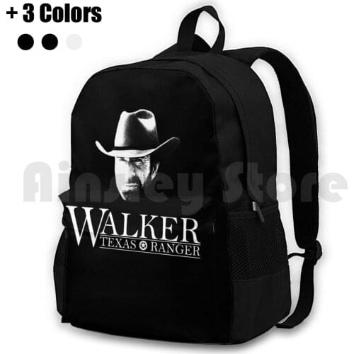 Walker Texas Ranger ( Chuck Norris ) Head And Logo Outdoor Hiking Backpack Riding Climbing Sports Bag Walker Texas Ranger Logo