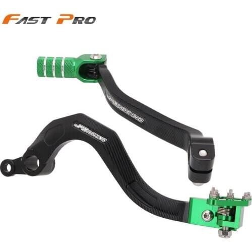 Motorcycle CNC Shifter Shift Rear Foot Brake Pedal Lever For KAWASAKI KX250F 2009 2010 2011 2012 2013 2014 2015 2016 2017 2018