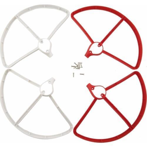 Hubsan H501S H501A H501C H501M H501S W H501S pro four-axis aircraft protective cover UAV protective cover red and white