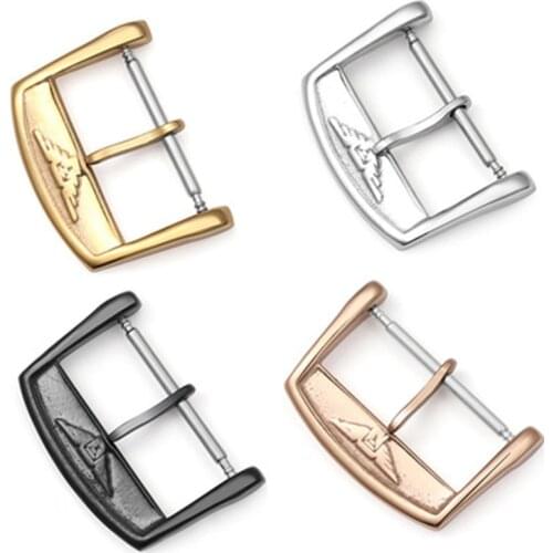 Stainless steel watch clasp adapted to Longines L2L4 Jialan Majestic Jialan Luya clasp accessories UTHAI T07