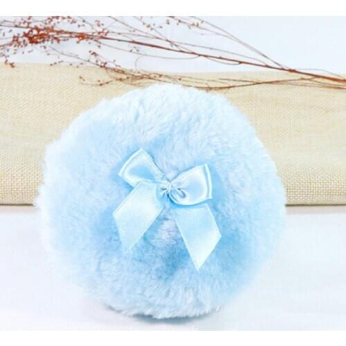 1pcs Portable Powder Puff Baby Body Face Talcum Sponge Infant Puff Box Sponge Container Case Also For Children Adult In Summer