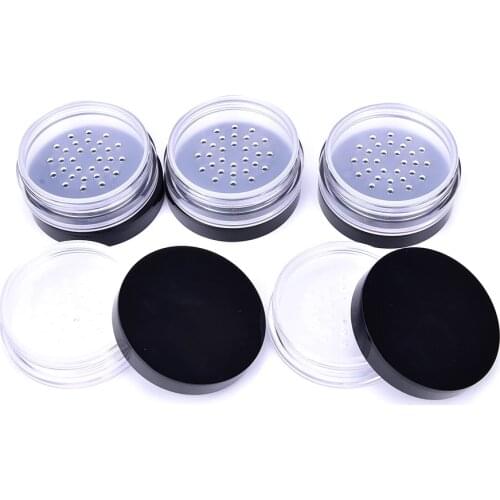 20Pcs 10G Face Powder Sifter Case Empty Refillable Cosmetic Jar Pot Loose Powder Box Empty Cosmetic Container Travel New