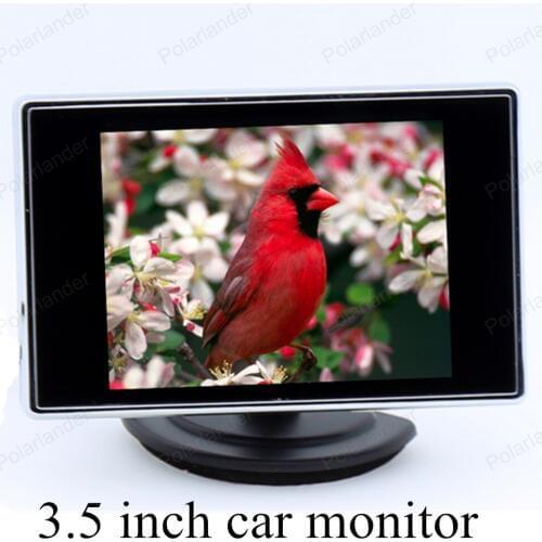 TFT LCD Car Monitor 3.5 Inch Screen For Rear View Camera DVD Screen Parking Assistance Digital Compatible Colorful Display
