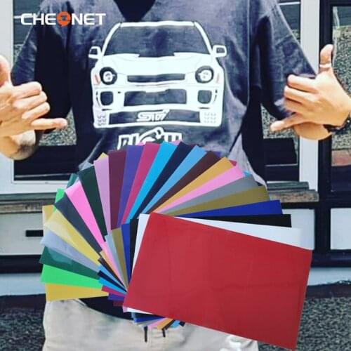Free shipping 1 sheet 30cmx5m Sticky Back PVC Heat Transfer Vinyl Rich Color T-shirt Iron On HTV Printing