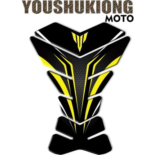 3Colour 3D Carbon Look Motorcycle Tank Pad Protector Decal Stickers Case for MT01 MT03 MT09 MT10 MT-09 Tank Sticker