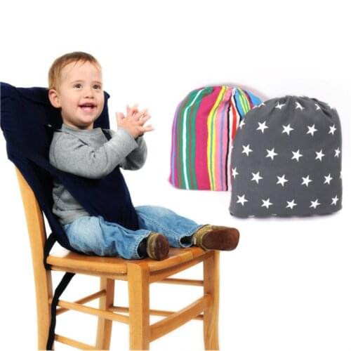 Kids Chair Baby Chair Travel Foldable Washable Infant Dining High Dinning Cover Seat Safety Belt Feeding Baby Care Accessories