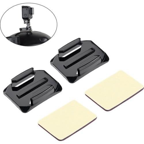 Adhesive Mounts Accessories Fit for 9 8 7 6 5 4 Curved Flat Mounts 3M Sticky Pads for Action Sport Camera for Helmet Car