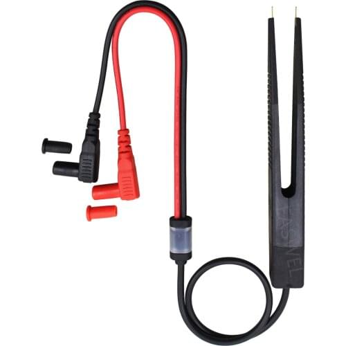 SMD SMT Chips Component Tweezer Clip Multimeter Test Lead Leads Probe Cable
