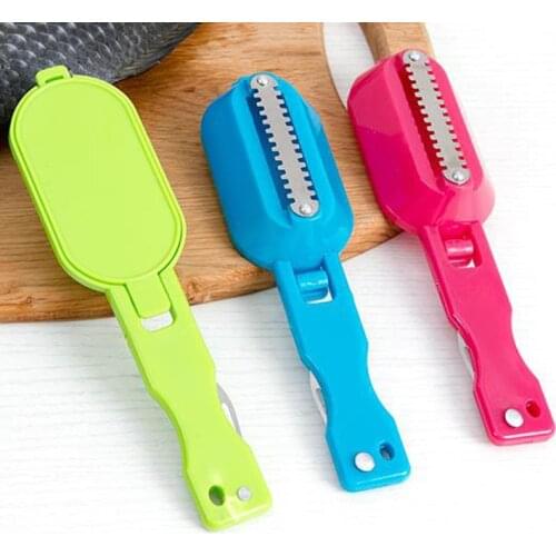 Creative Multipurpose Home Kitchen Garden Cooking Tool Clean Convenient Scraping Scale Kill Fish With Knife Machine