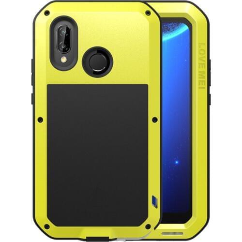 Metal Armor Case for Huawei P20 Lite Shockproof Rugged Full Body Protective Cover for Huawei P20 Pro P20Lite P20 Droproof Cases