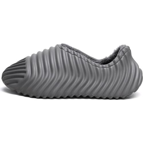 Mens Shoes Casual Men Sneakers Slip-On Boots Luxury Designers Brands Fashion Plush Winter Boots 2021 39-46 New Non-Slip Striped