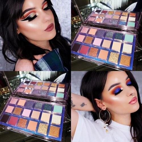 18 Colors Mercury Retrograde Eye Shadow Palette Pearl Matte Light Micro Shiny Eye Makeup Eyeshadow Palette