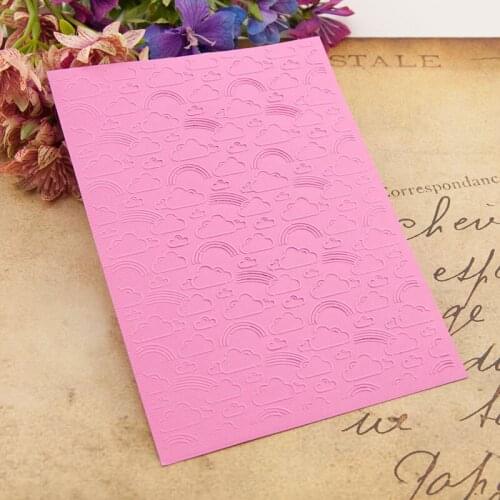 Easter plastic rainbow template craft card making paper card album wedding decoration Embossing folders