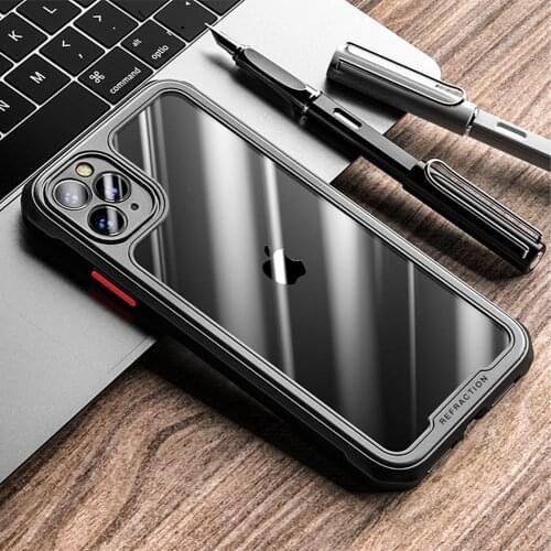 Anti-fall Clear Case for iPhone 11 Pro 11Pro Max Case Hard Plastic Cover For Apple iPhone 7 8 Plus X XR XS Max SE 2020 Cases