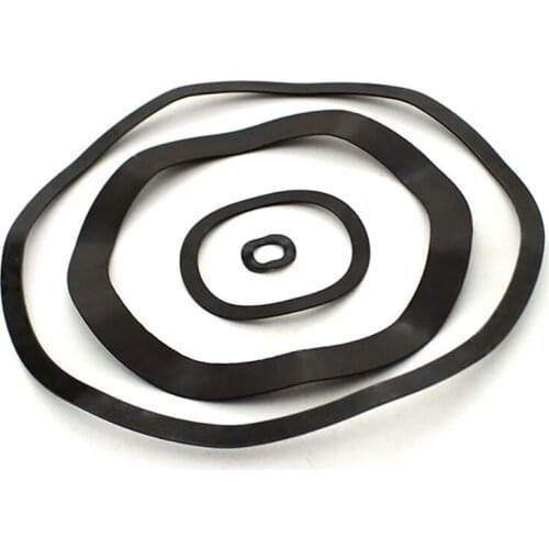 Black Steel 65MN Three Wave Washers Spring Washer M3 M4 M5 M6 M8 M10 M12 M14 M16 M19 M21-M118