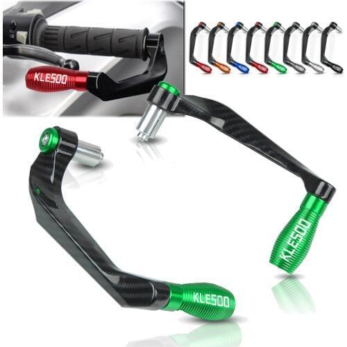 For kawasaki KLE 500 KLE500 1991-2007 1992 1993 Motorcycle CNC Handlebar Grips Guard Brake Clutch Levers Handle Guard Protector