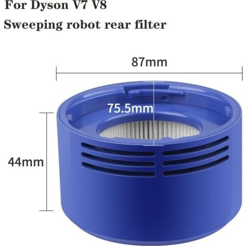 Vacuum cleaner accessories Replacement Rear Filter For Dyson V7 V8 Robot Vacuum Cleaner Parts 1Pcs