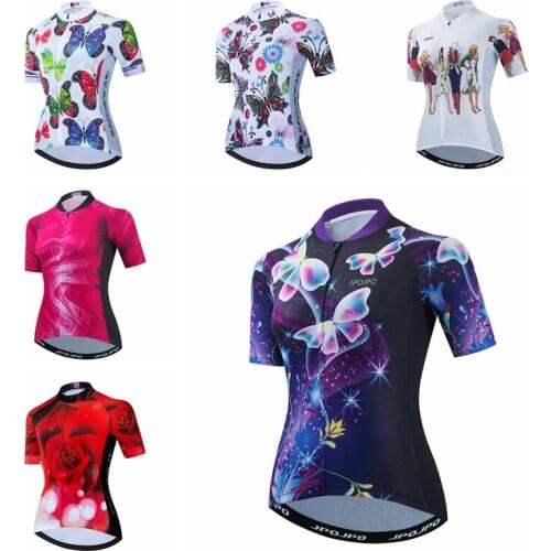 Women Cycling Jersey Summer Short Sleeve MTB Cycling Shirts Top Ropa Ciclismo Outdoor Cycle Clothing Maillot Bicycle Clothing