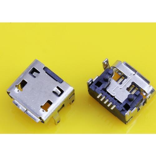 10pcs Micro USB 5pin Female Connector For mobile phone tablet pc mid Micro USB Jack Connector 5 pin Charging Socket