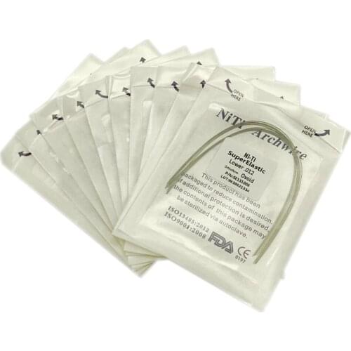 10 Packs Super Elastic Niti Round Arch Wire