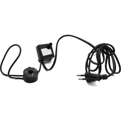 3W Submersible Water Pumps with 4-LED Light Pump Aquarium Fountain Fish Pond Tank EU Plug