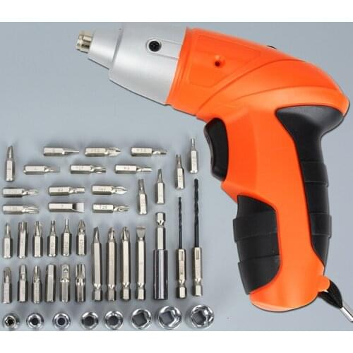 45 In 1 Power Screwdrive Set Car Emergency Tool Box Portable Repair Tool Kit With Flashlight Multifunction @ls