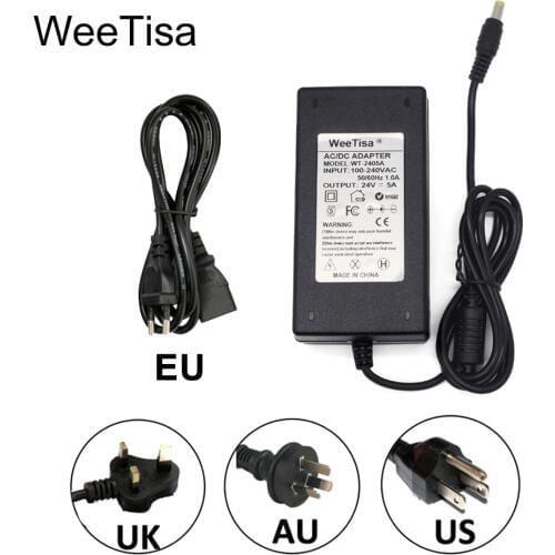 24V Power Adapter 2A 3A 4A 5A LED Power Supply 24 Volt LED Driver AC 110V 220V to DC 24V for CCTV LED Strip Light Transformer