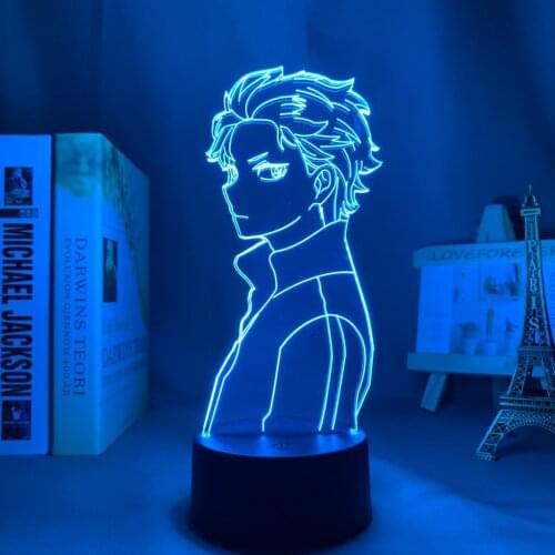 Anime 3d Lamp Re Zero Starting Life In Another World LED Night Light for Room Decor Nightlight Gift Subaru Natsuki Neon Light