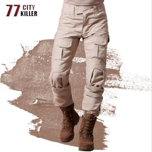 Combat Pants Men Camo Tactical Multi-pocket Mens Joggers Military Wearable Trousers Elasticity Sweatpants Male Pantalones Hombre