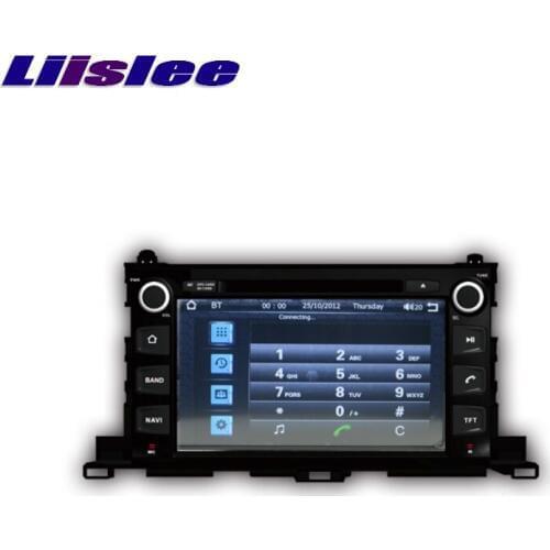 For Toyota Highlander / XU50 series LiisLee Car Multimedia TV DVD GPS Audio Stereo Hi-Fi Radio Original Style Navigation NAV